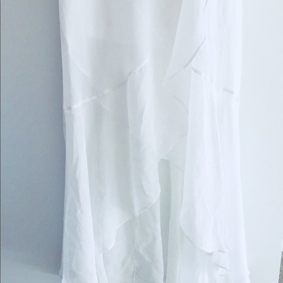 Xs Express Off-the-Shoulder White Lace Maxi Dress - Picture 6 of 6